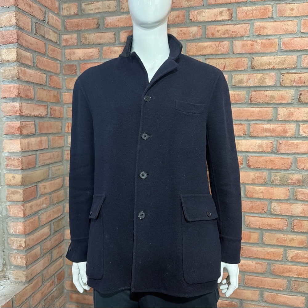 Luca Venturini Made In Italy Wool Blend Coat, Size 42